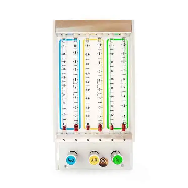 Six Tubes Flowmeter